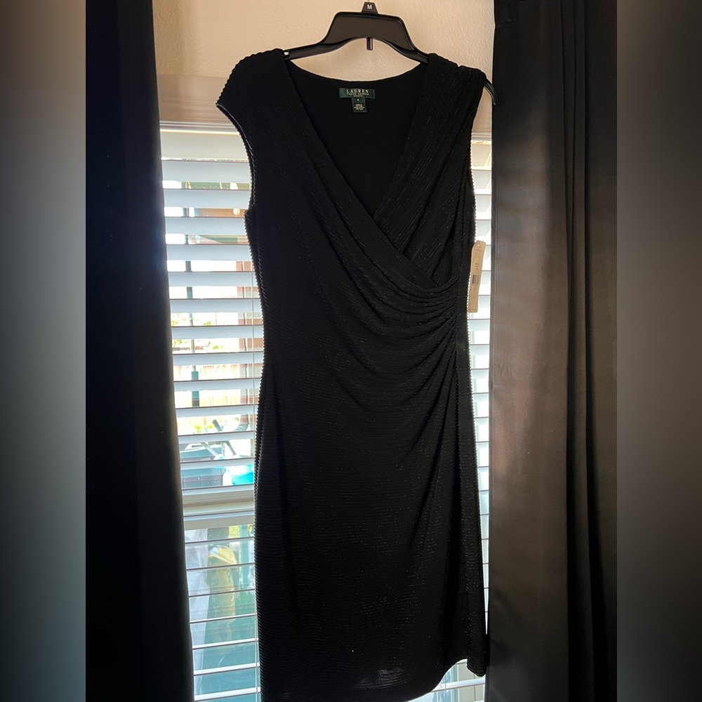Ralph Lauren Elegant Black Sleeveless Dress